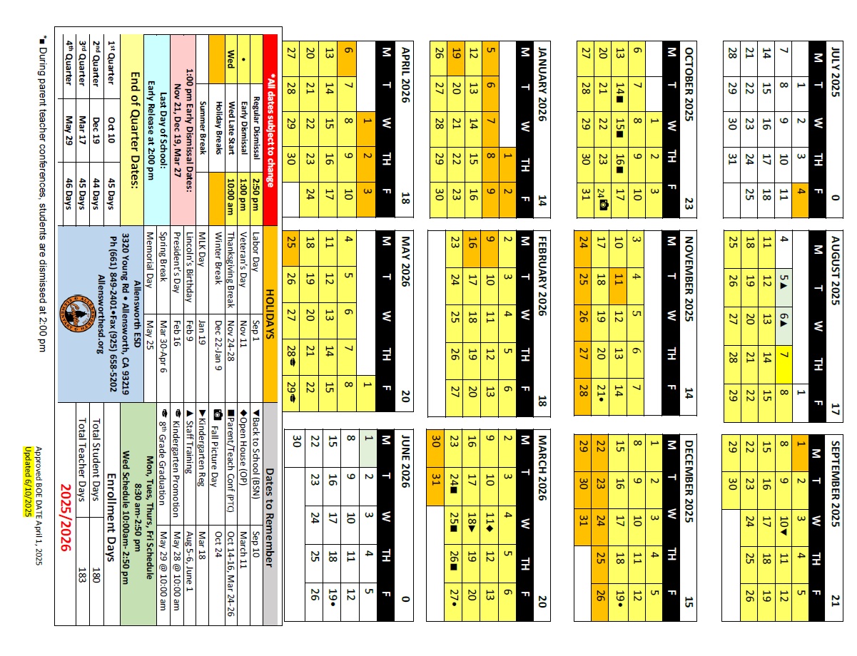 2025 2026 Calendar